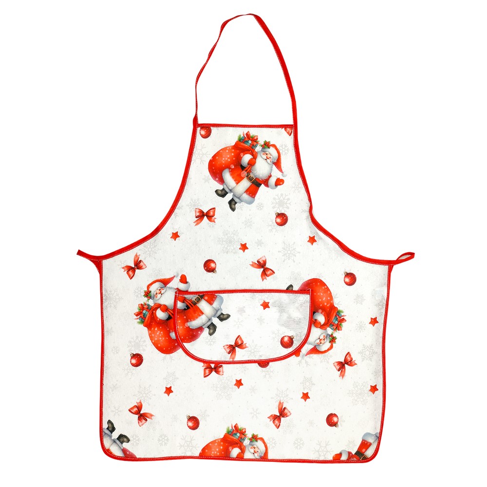 Grembiule intero SANTA CLAUS cm.62x72