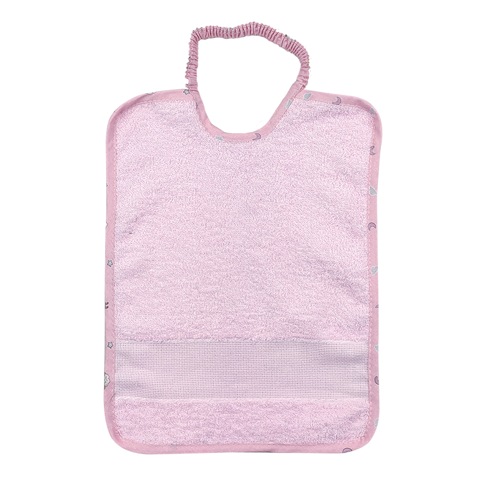 Bavaglino CARLOTTA cm.25x35 con elastico da ricamare