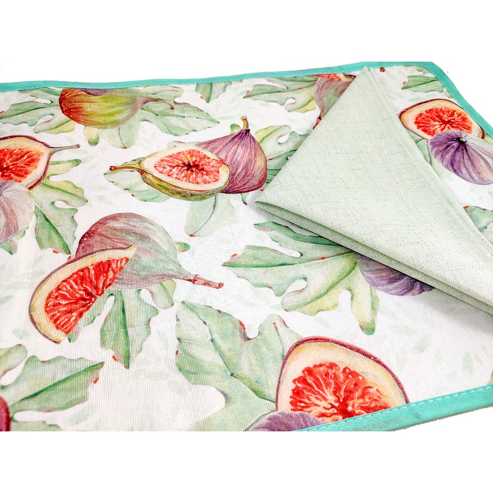 Set prima colazione linea FRUITS tovaglietta imbottita cm.35x50+tov.lo cm.30x30