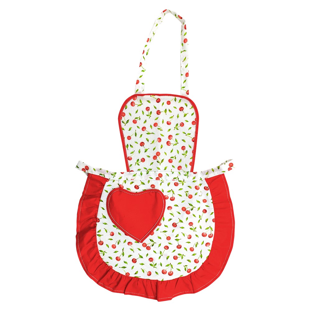 Grembiulino FABRIZIO cm.39x50 con pettorina con tasca a cuore