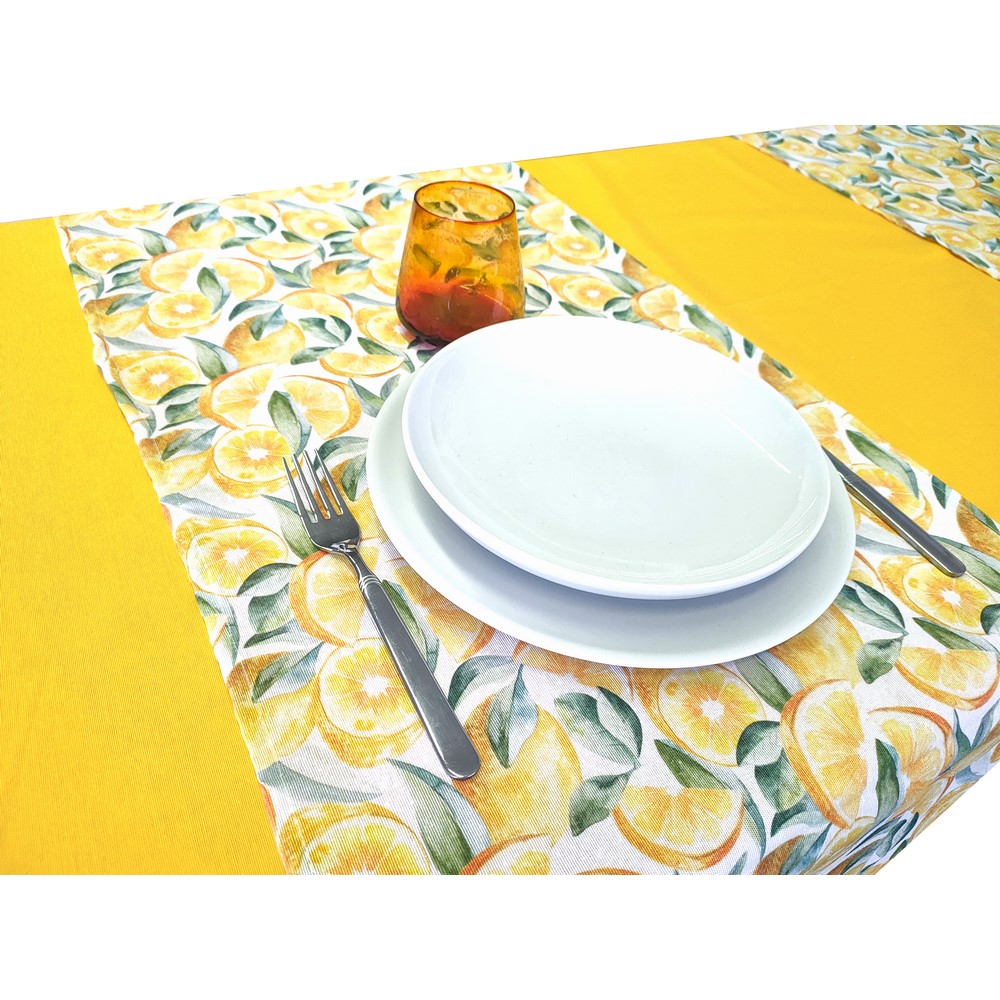 Runner FRUITS cm. 46x140 - sfuso con appedino