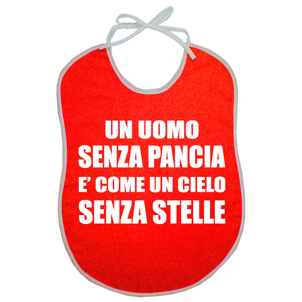 Bavaglione spiritoso con laccetti