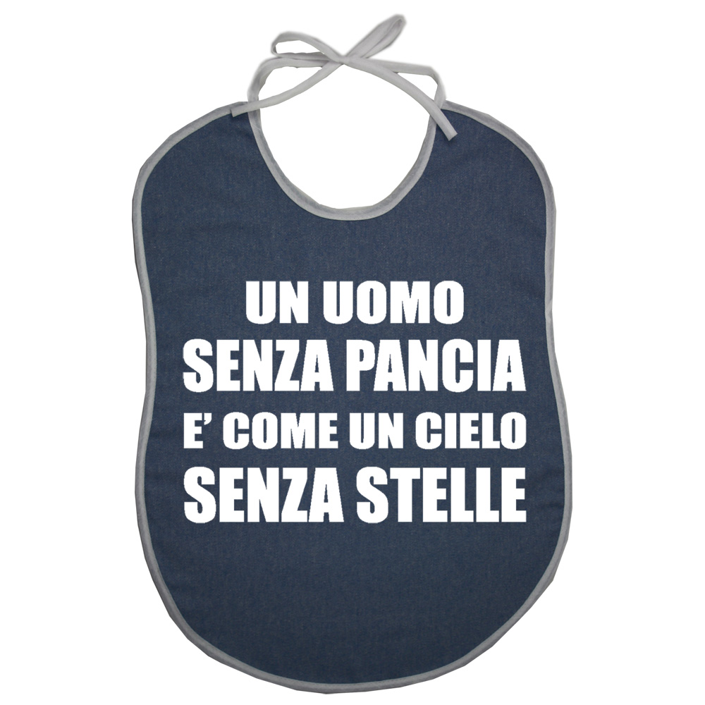 Bavaglione JEANS cm.45X60 con transfer