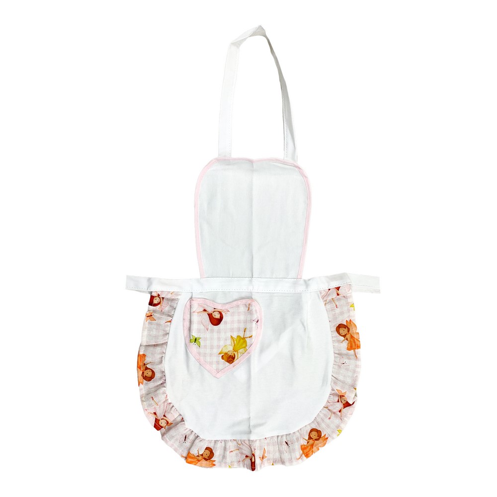 Grembiulino SERGIO cm.39x50 con pettorina e tasca a forma di cuore