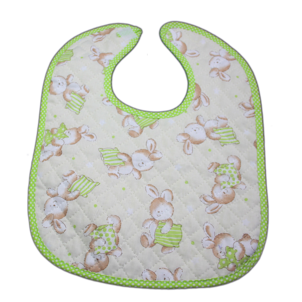 Bavaglino MARGE cm.25x33 con velcro in tela trapuntata