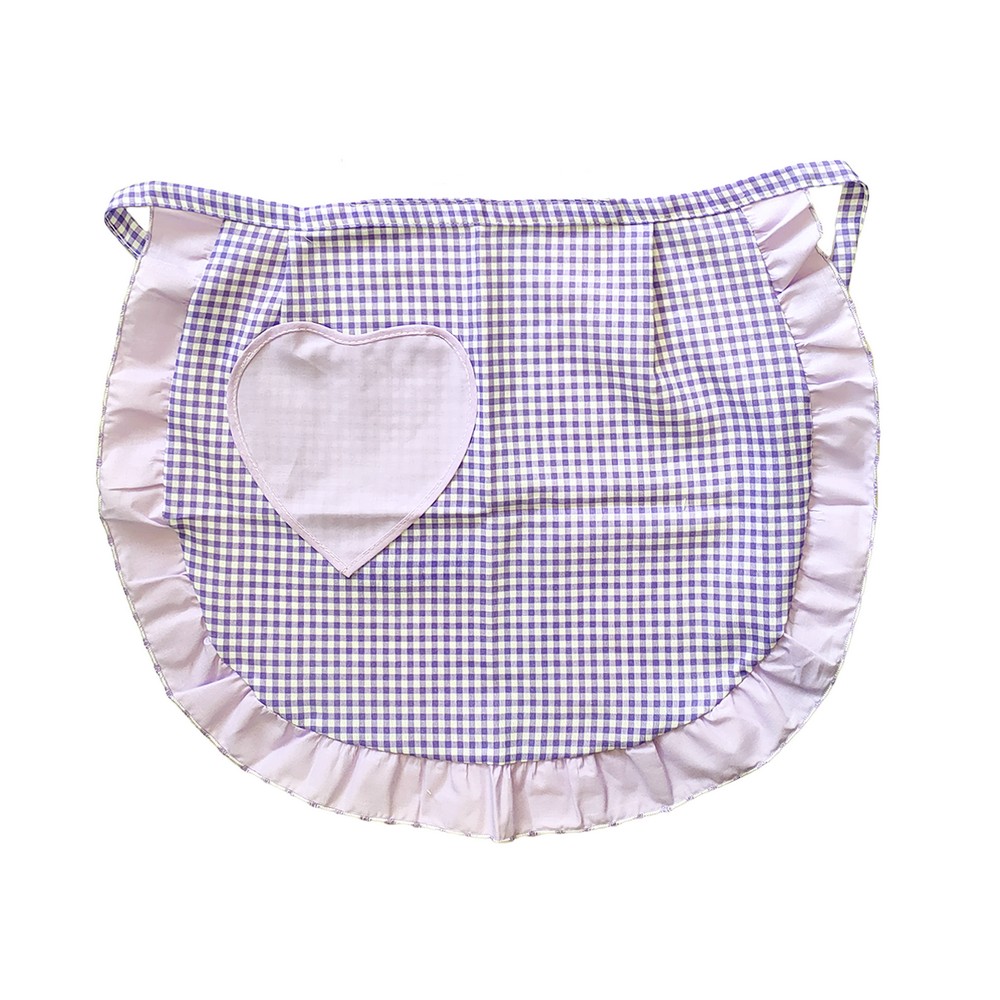 Grembiule a vita CUORE cm.50x60 con tasca a forma di cuore