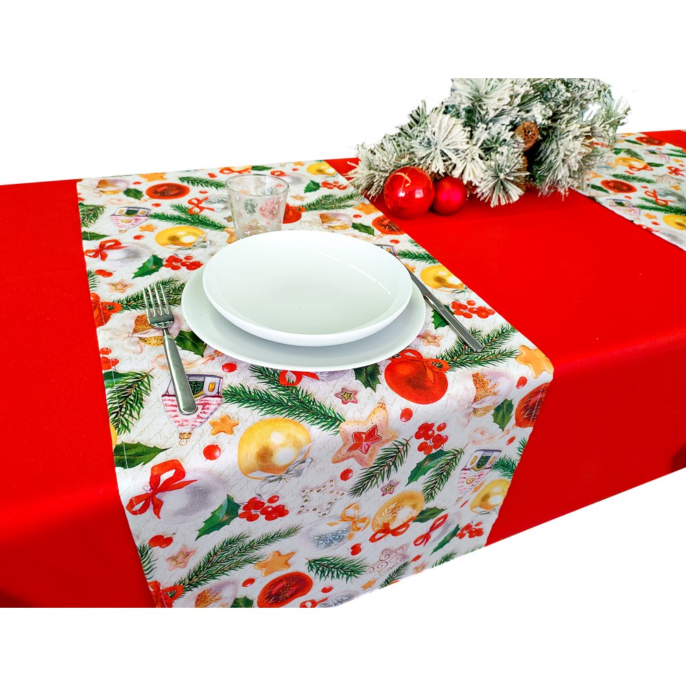 Runner  CHRISTMAS MAGIC  cm.46x140