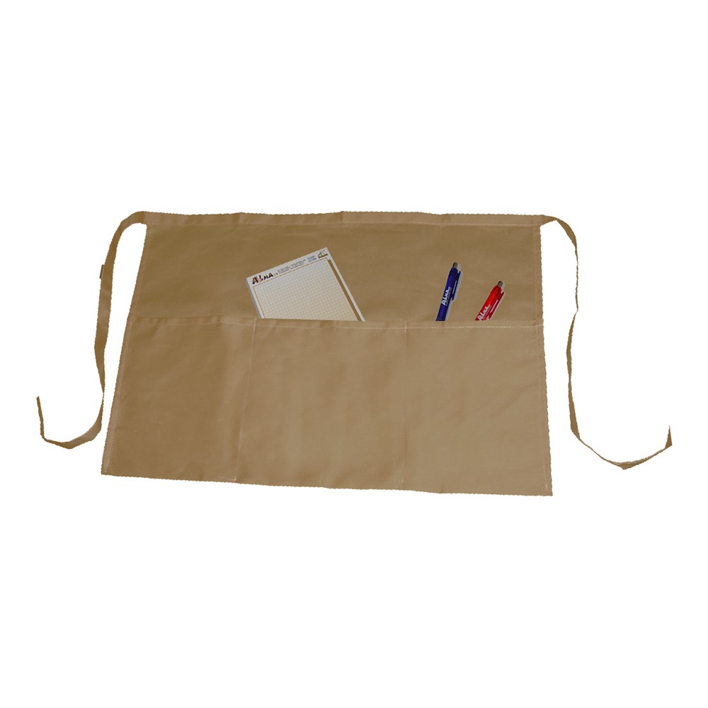 Grembiule a vita cameriere/a ZUZZURRO cm.40x63 con 3 tasconi