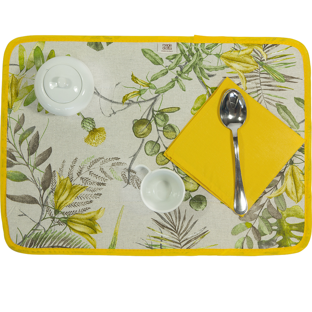 Tovagliette americana imbottita+tovagliolo SUMMER ASSORTITI