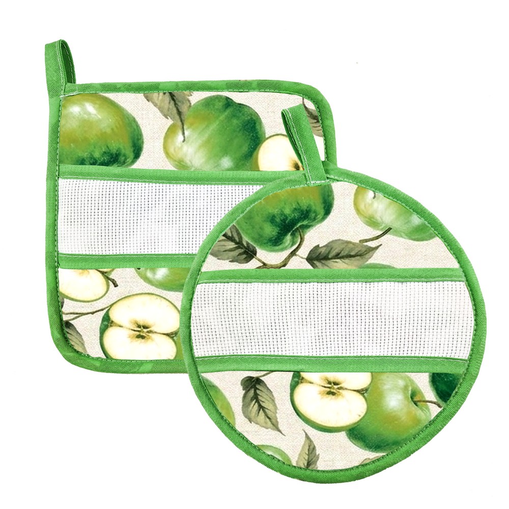 Presine assortite quadrate e tonde con inserto da ricamare PRIMAVERA SUMMER