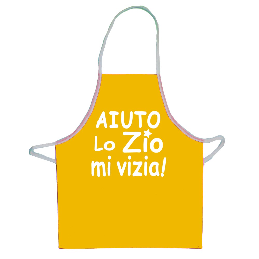 Grembiulino bimbo frasi SPIRITOSE PASQUA cm.52x45