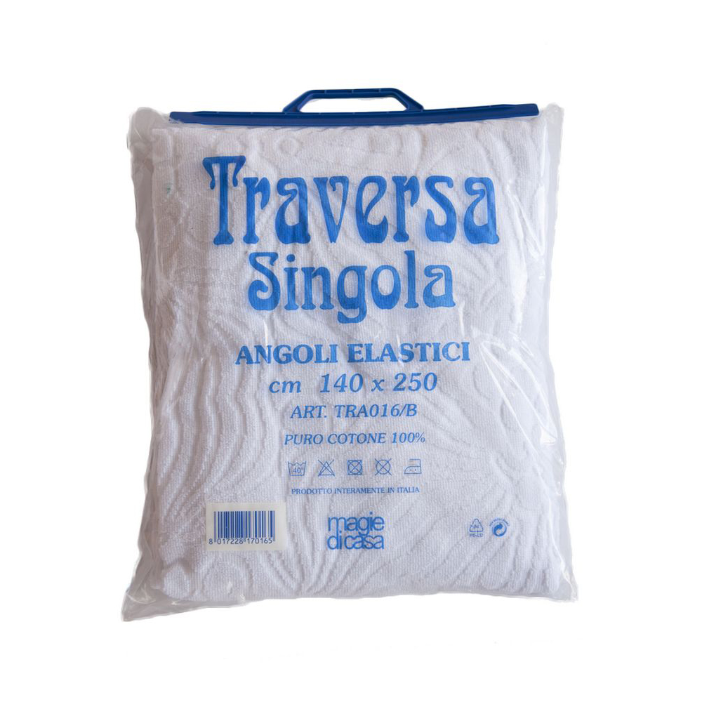 Traversa spugna SINGOLA con angoli cm.140x250