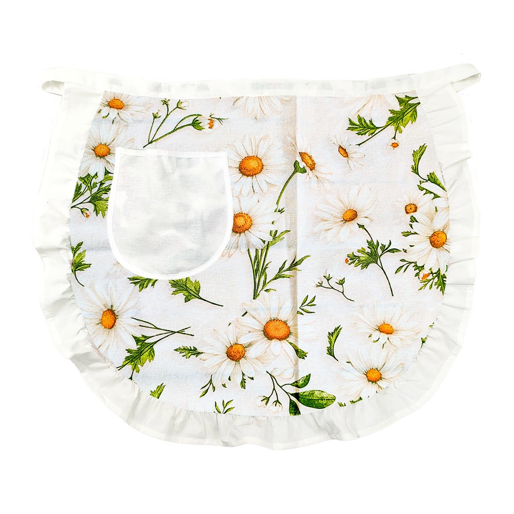 Grembiule a vita ANASTASIA cm 60x50 con tasca e volant