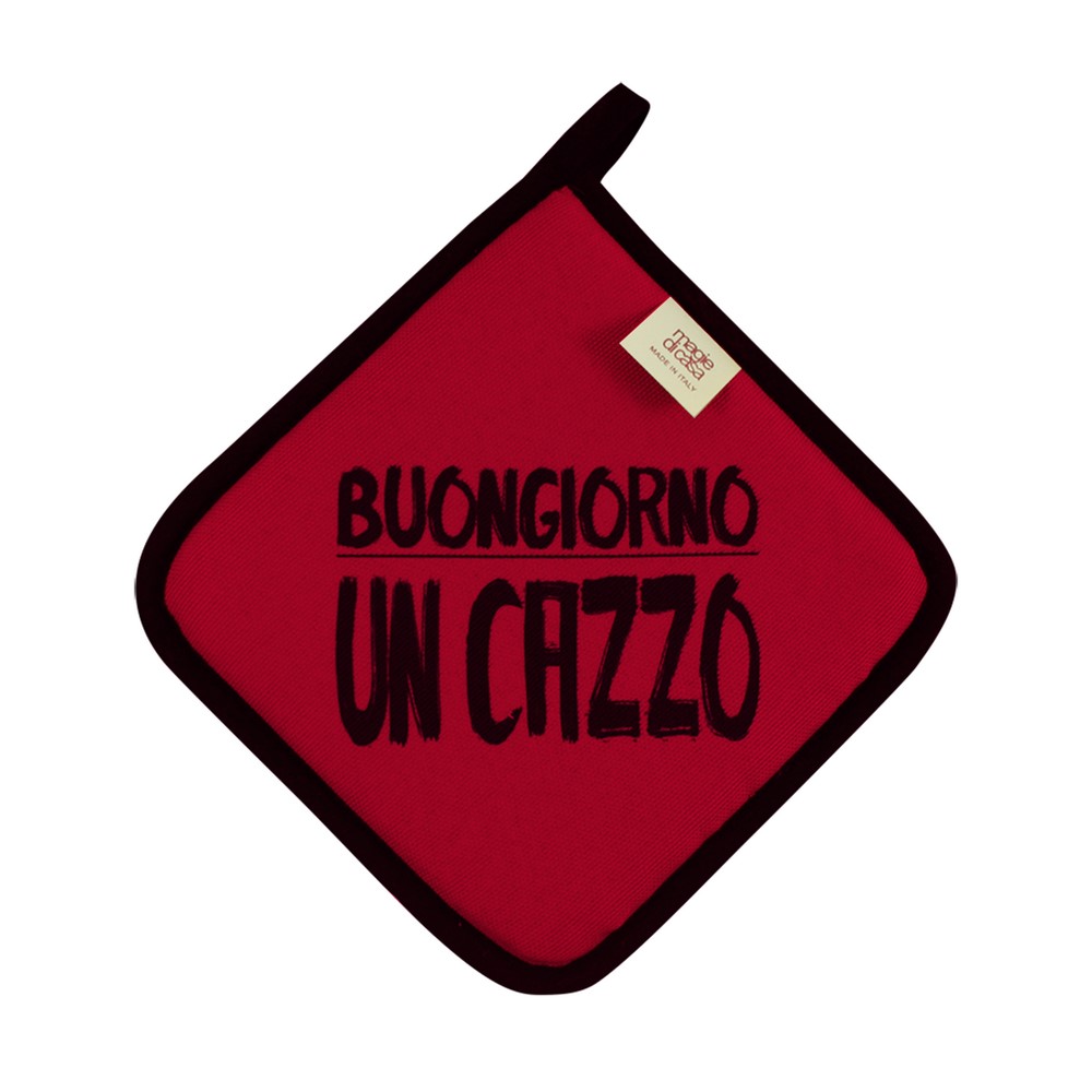 Presina LA CUCINAZZA cm.20x20 con stampe SPIRITOSE