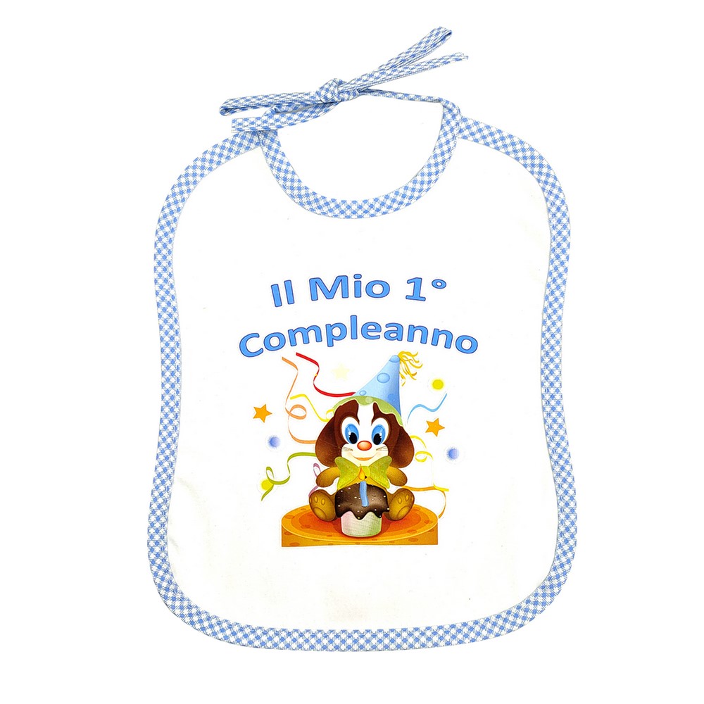 Bavetta RED "Il mio I compleanno" con laccetti