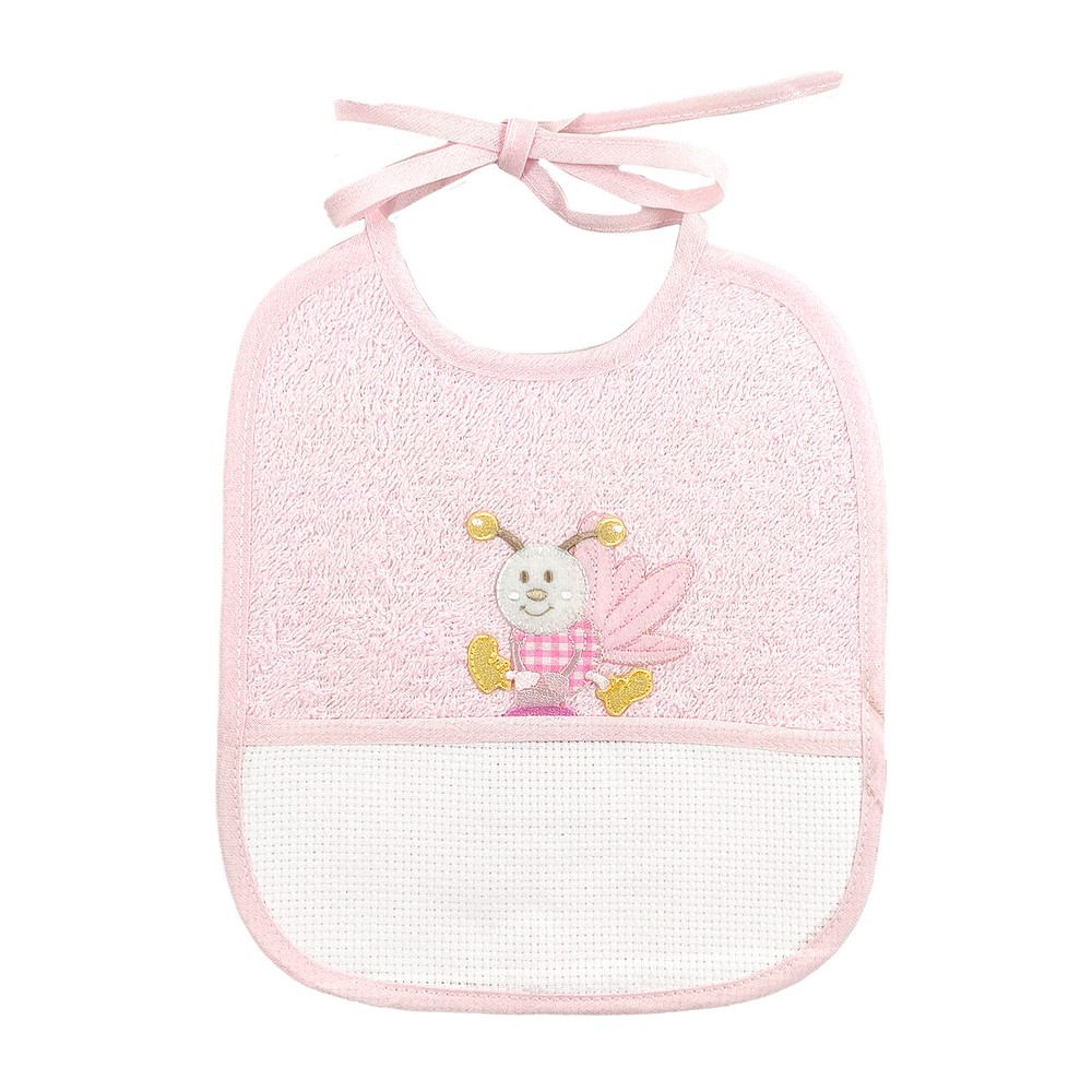 Bavetta MAIA cm.19x20 con tasca da ricamare