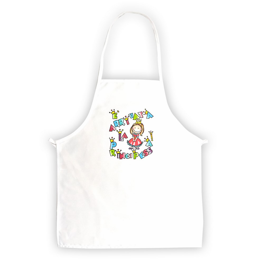 Grembiule bimbo SMILE cm.52x45 - stampato con transfer frasi spiritose