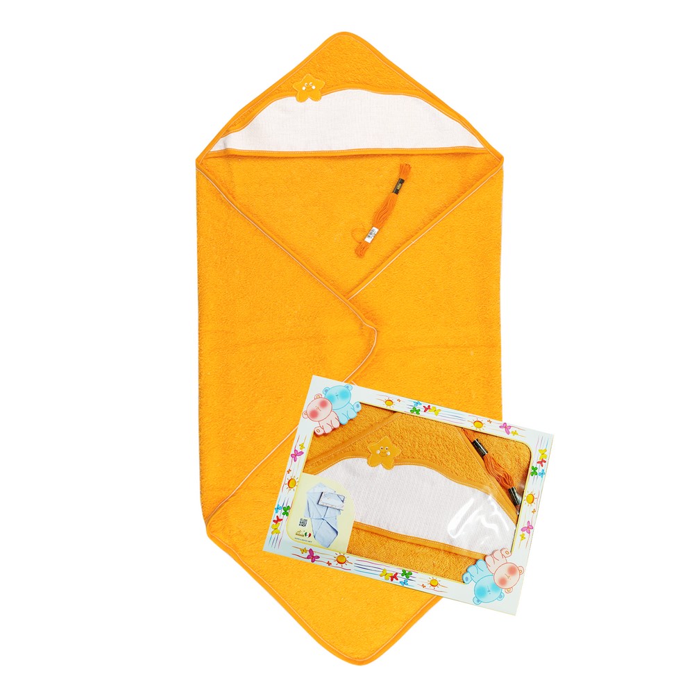 Accappatoio triangolo STAR cm.74x74 con cappuccio