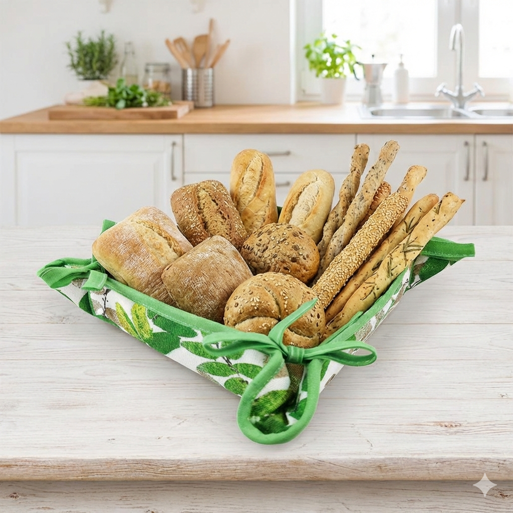 Cestino Portapane  imbottito FANTASIE ASSORTITE SUMMER