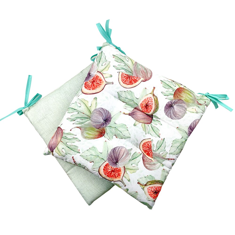 Conf.2 cuscini Trapuntini FRUITS cm.40x40 - imbustati 