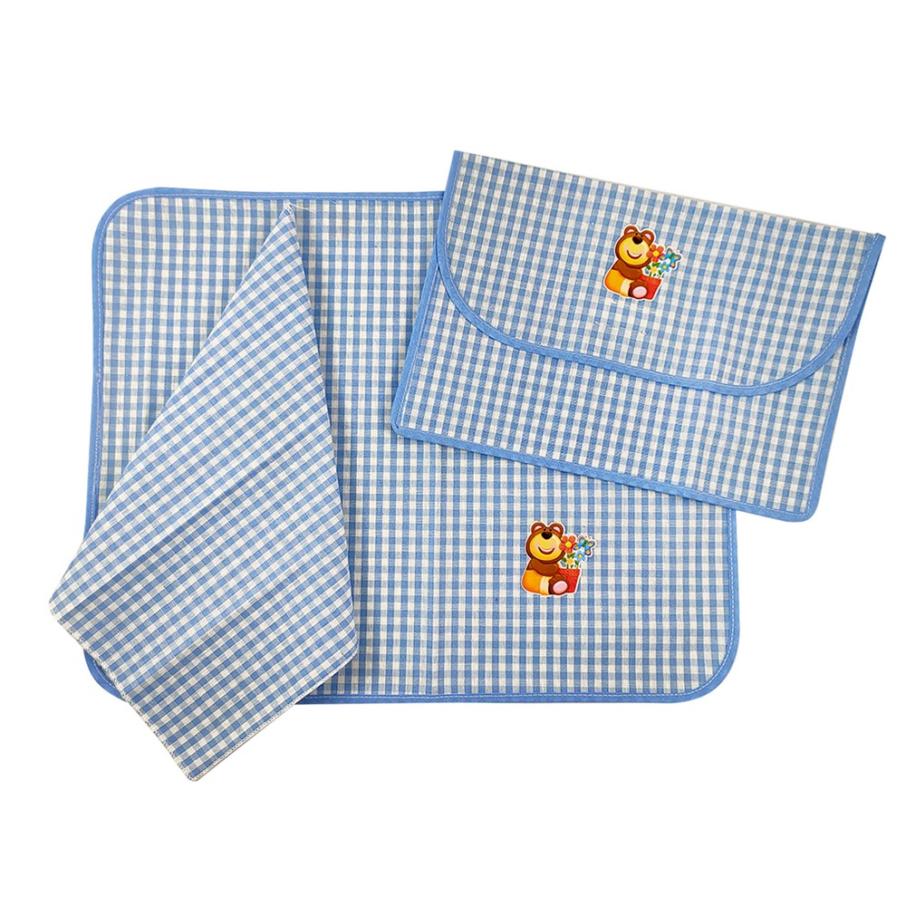 Set 3 pz.BALU': tovaglietta+tovagliolo+bustina