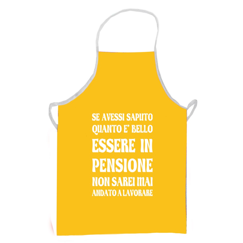 Grembiulone cm.70x90 stampato con transfer  SCRITTE SPIRITOSE