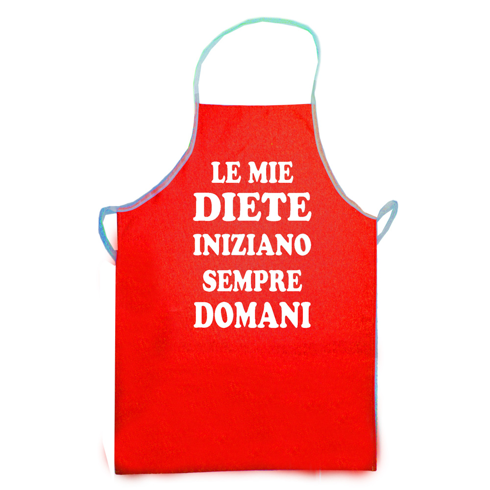 Grembiulone cucina Natale con scritte Spiritose