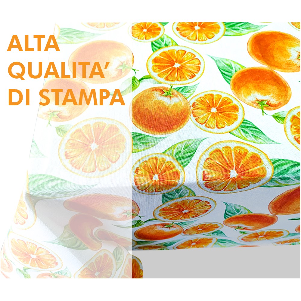 Tovaglia x 6 cm.140x180  FRUITS - sfusa con appendino  
