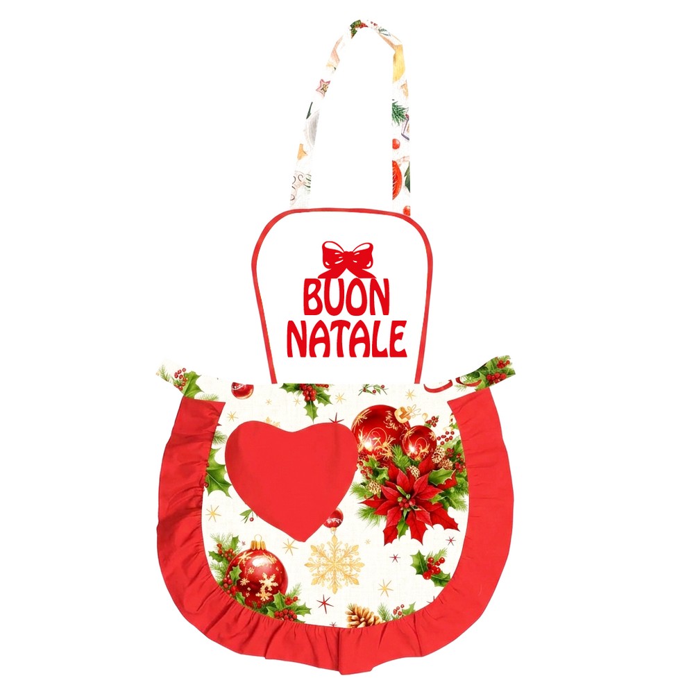 Grembiule JOY adulto con pettorina personalizzata
