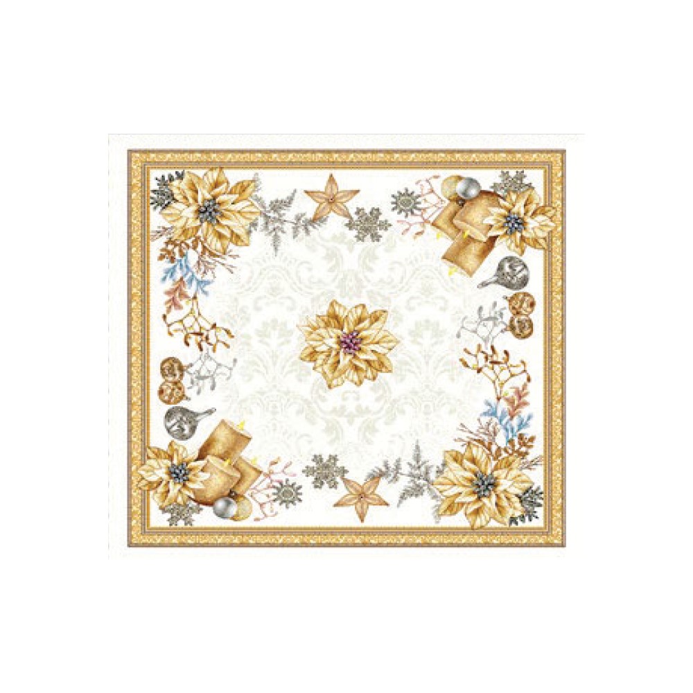 Centrotavola gobelin cm.100x100 DISEGNO CANDLE
