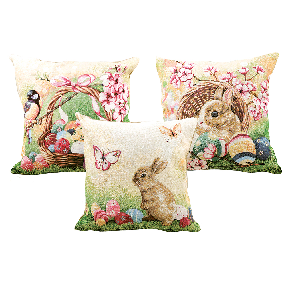 Fodera cuscino GOBELIN GARDEN cm 45x45 con cerniera