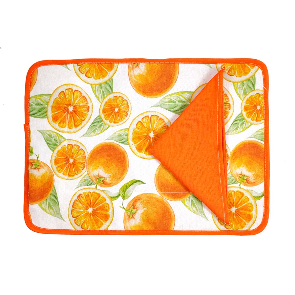 Set prima colazione linea FRUITS tovaglietta imbottita cm.35x50+tov.lo cm.30x30