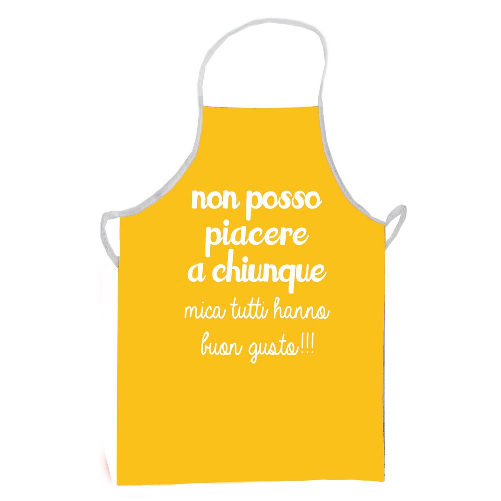 Grembiulone cm.70x90 stampato con transfer  SCRITTE SPIRITOSE