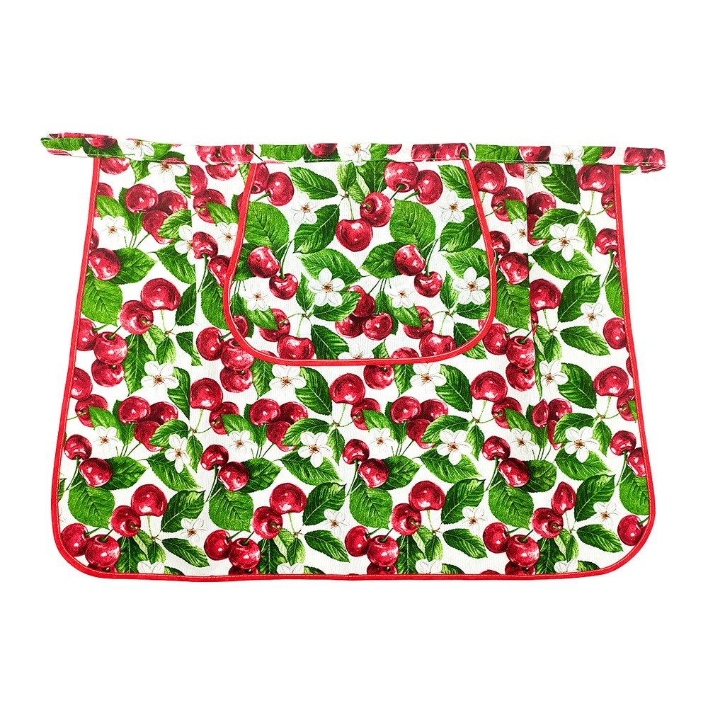 Grembiuli a vita SUMMER CHERRY cm.50x75 con tascone