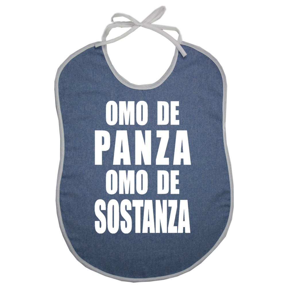 Bavaglione JEANS cm.45X60 con transfer
