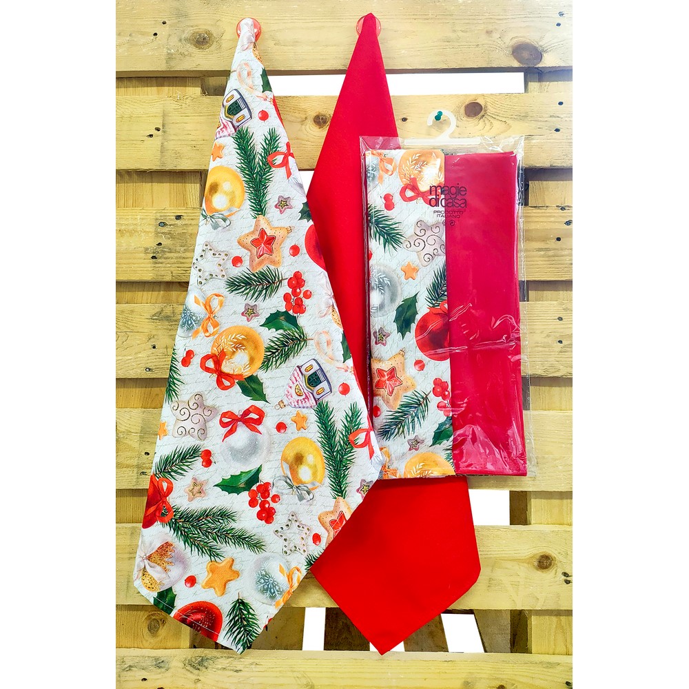 Bis strofinacci cm.52x72 CHRISTMAS MAGIC