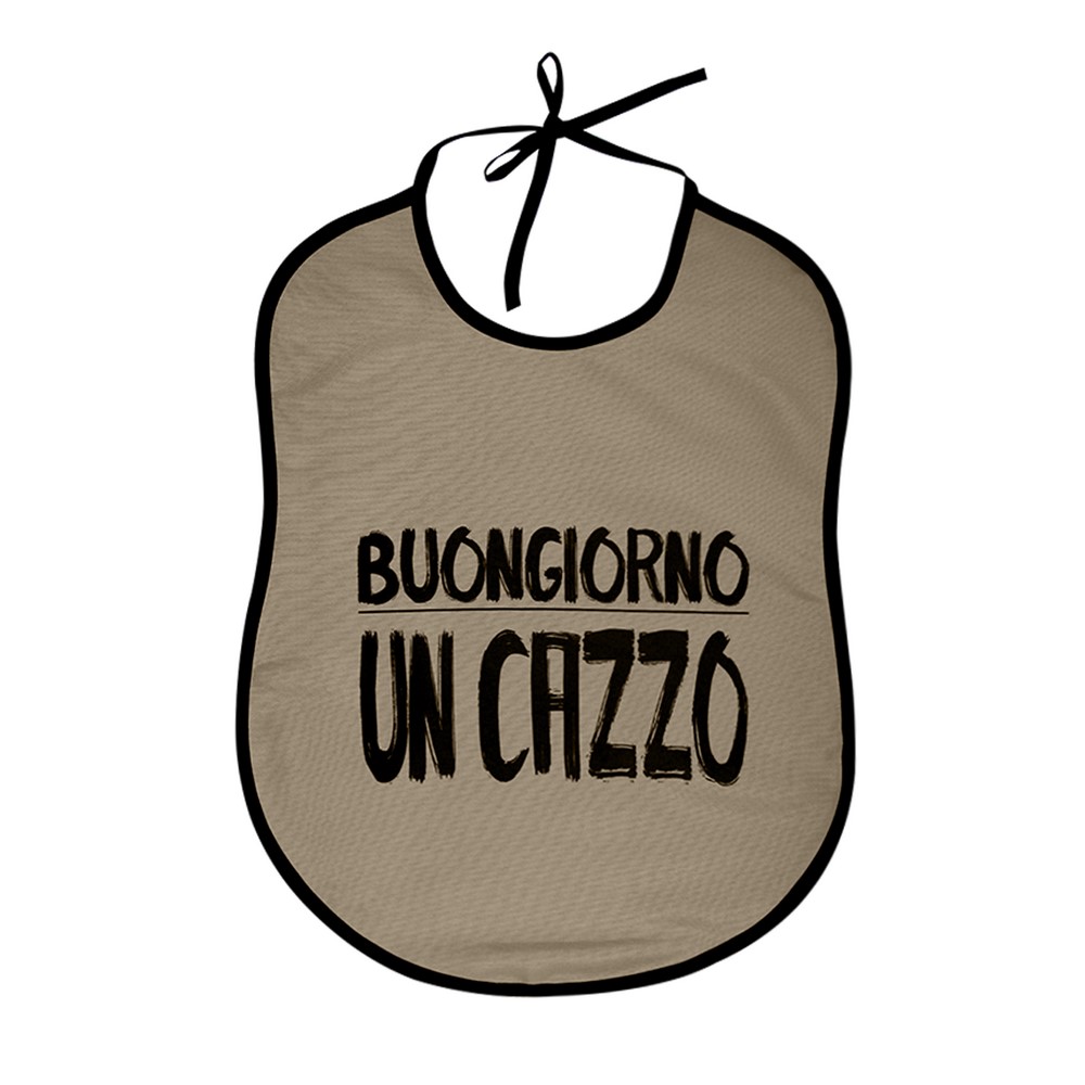 Bavaglione LA CUCINAZZA cm.45x60 con stampe SPIRITOSE