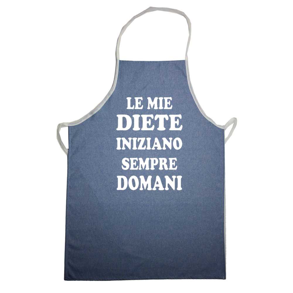 Grembiulone JEANS cm.70x90 stampato con transfer