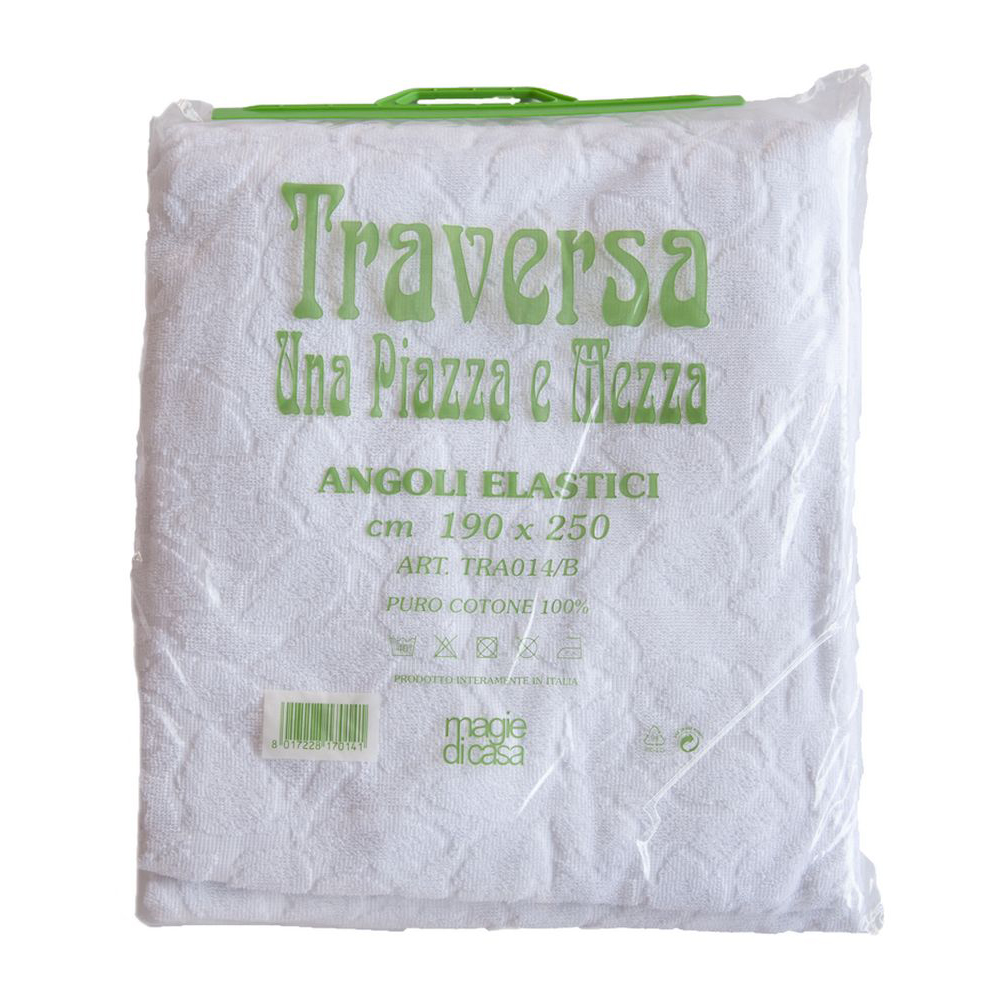 Traversa spugna 1 PIAZZA E MEZZA con angoli cm.190x250