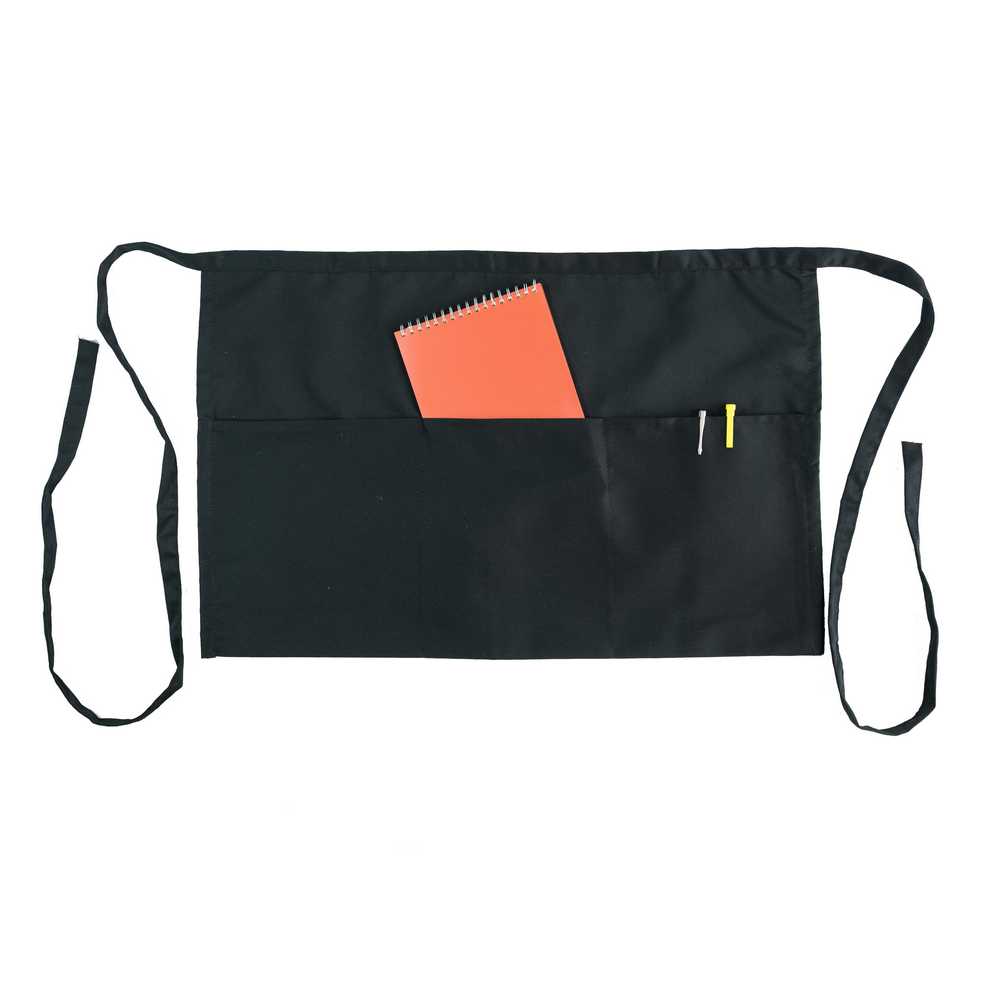Grembiule a vita cameriere/a ZUZZURRO cm.40x63 con 3 tasconi