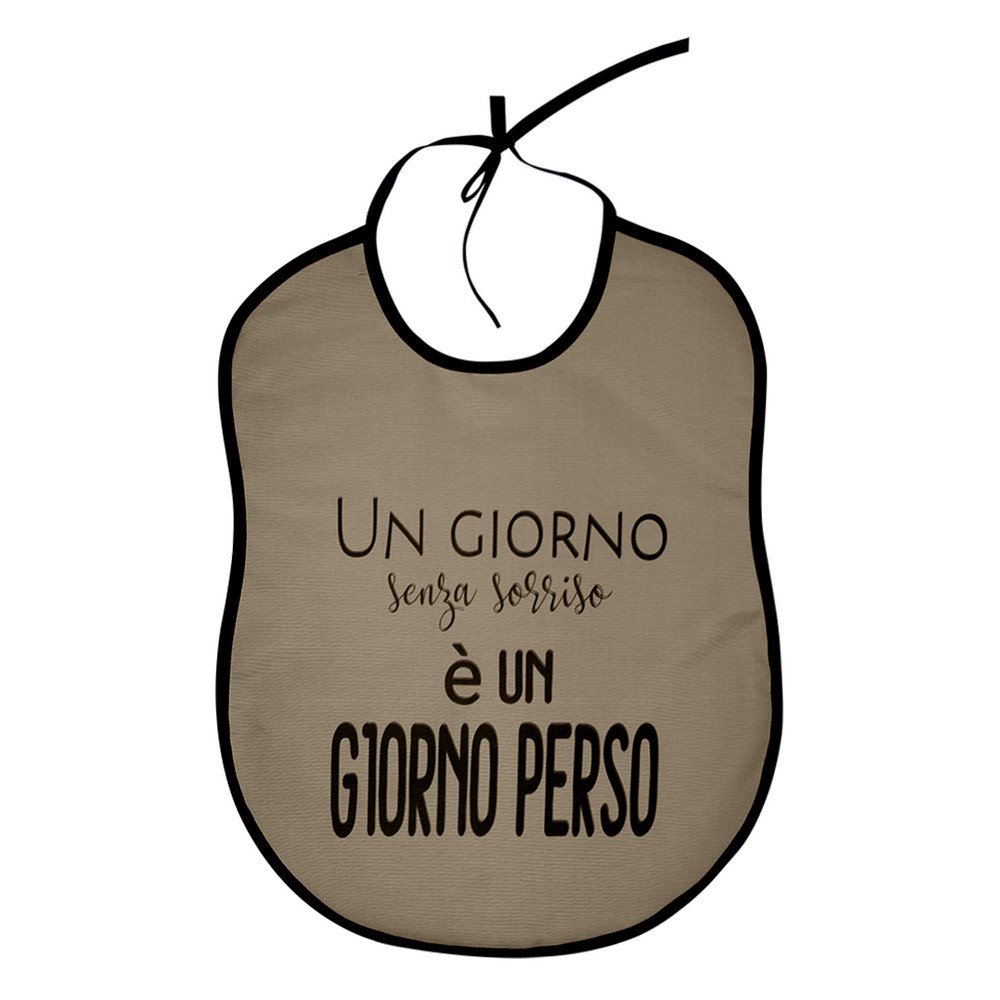 Bavaglione LA CUCINAZZA cm.45x60 con stampe SPIRITOSE