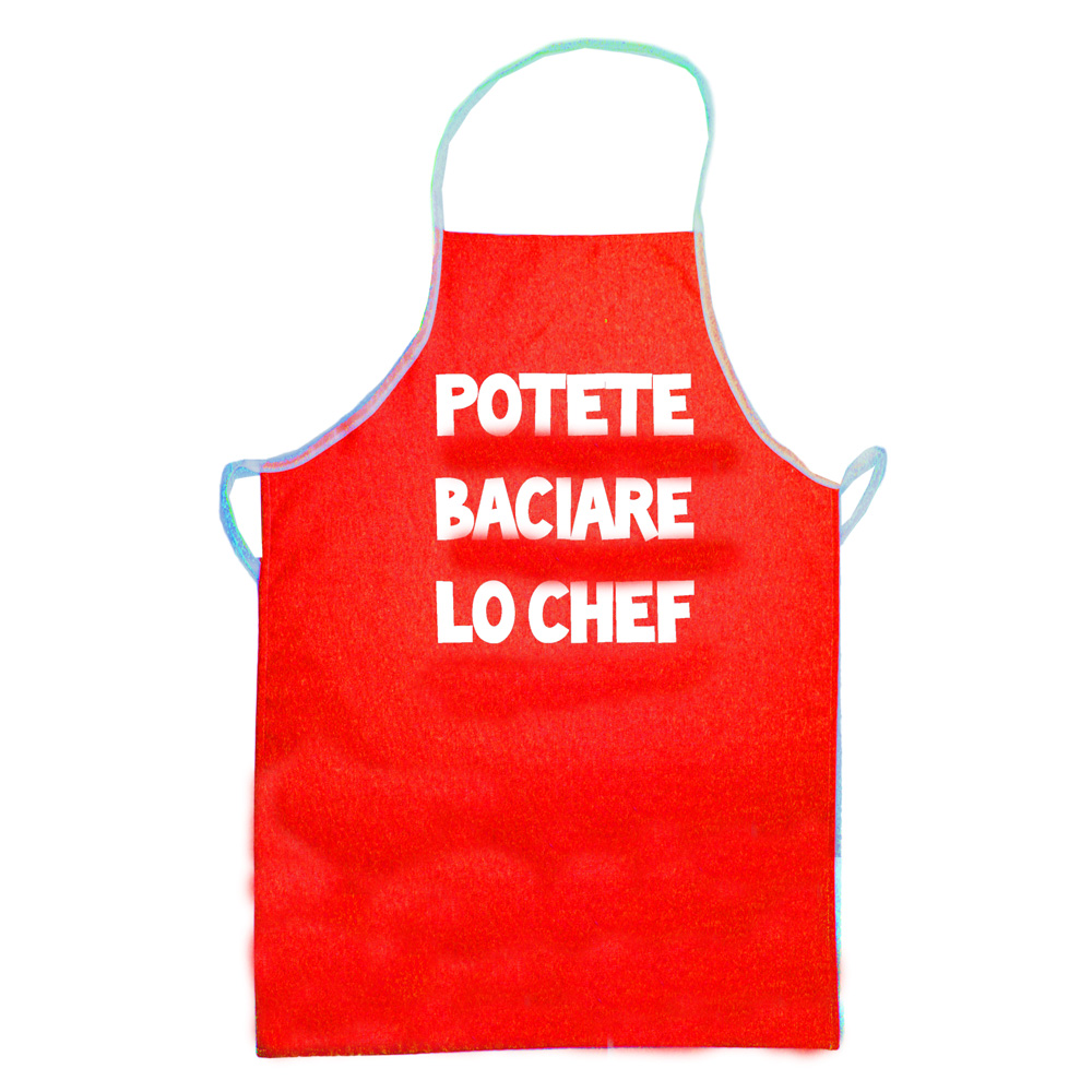 Grembiulone cucina Natale con scritte Spiritose