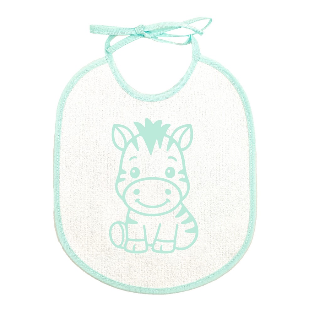 Confezione 3 bavaglini TOBIA cm.21x25 con laccetti