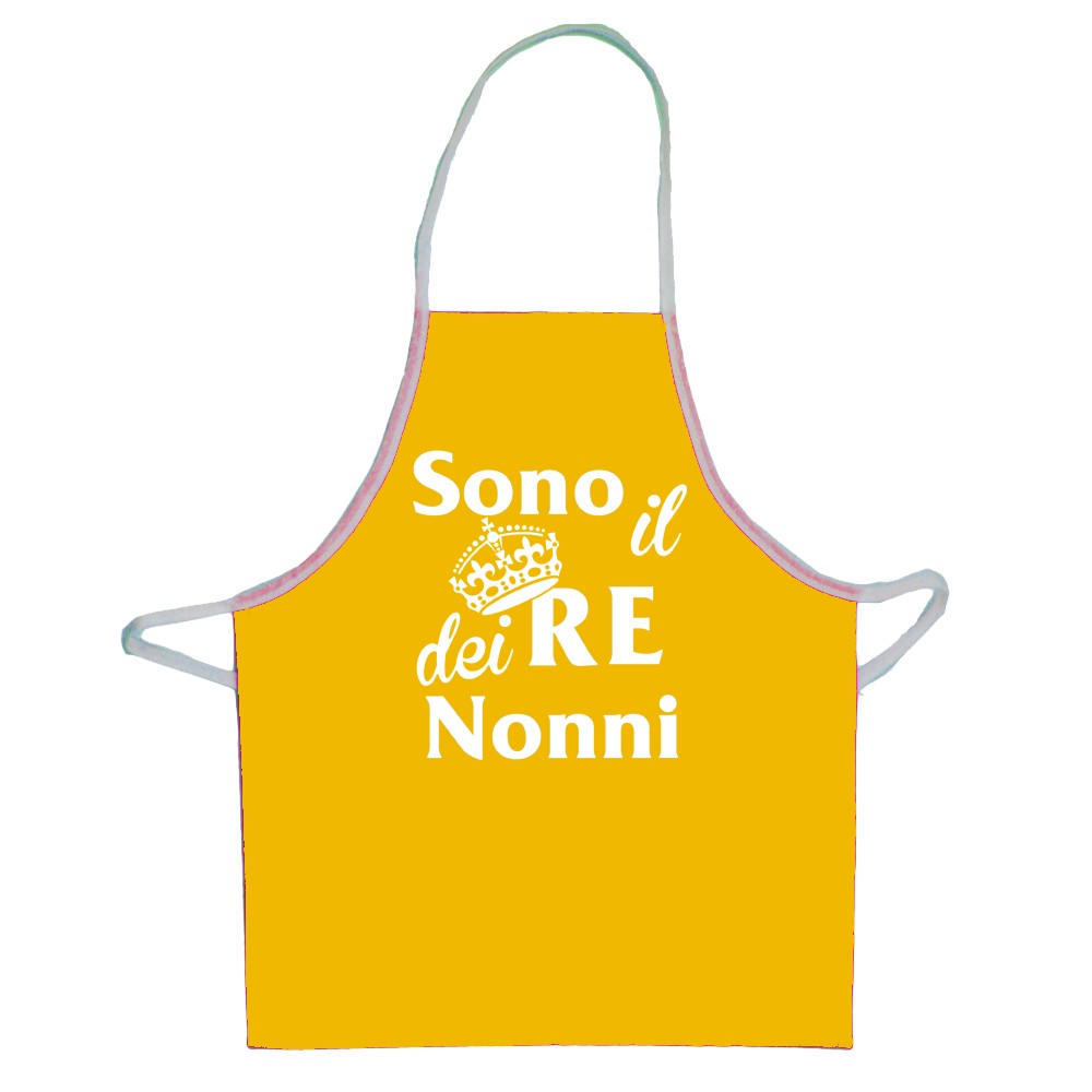 Grembiulino bimbo frasi SPIRITOSE PASQUA cm.52x45