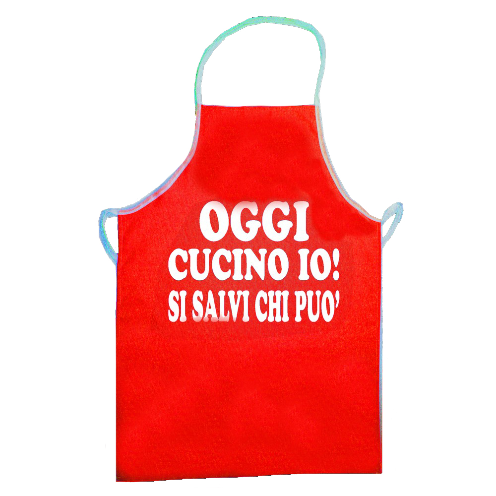 Grembiulone cucina Natale con scritte Spiritose