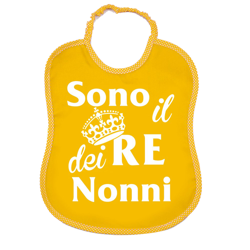 Bavaglione BABY  cm.30x36 - stampato con transfer SCRITTE SPIRITOSE
