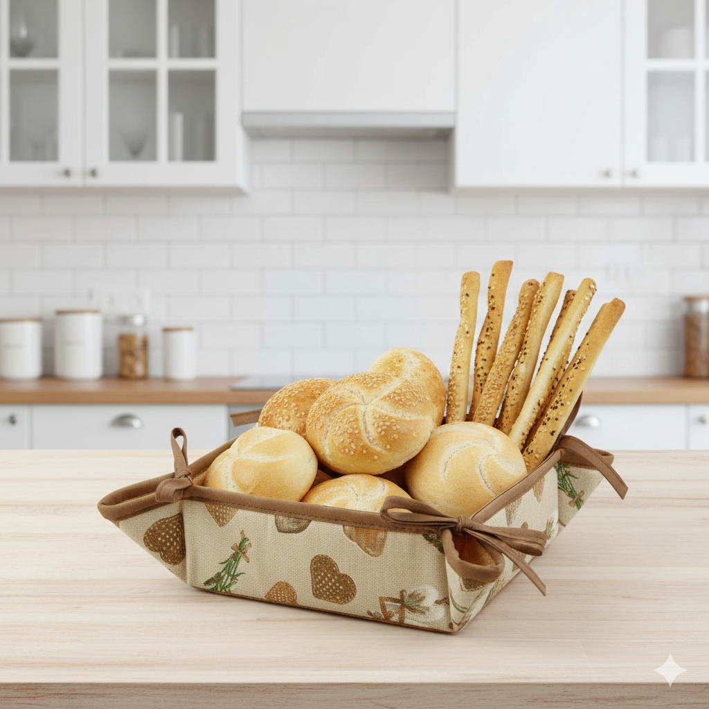 Cestino Portapane  imbottito FANTASIE ASSORTITE SUMMER