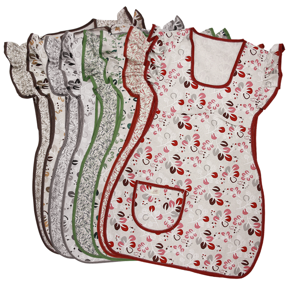 Casacca cucina con volant MAIA cm.60x86