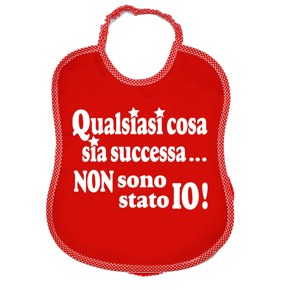 Bavaglini spiritosi baby frasi