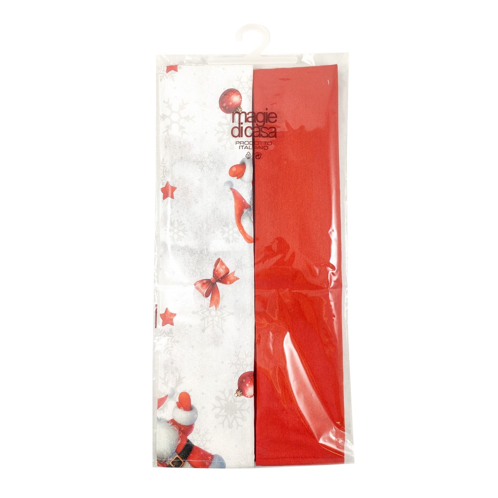 Bis strofinacci cm.52x72 SANTA CLAUS